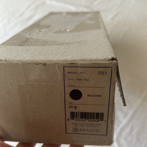 NWT Rothy’s Black Solid Round Toe - Picture 8 of 11